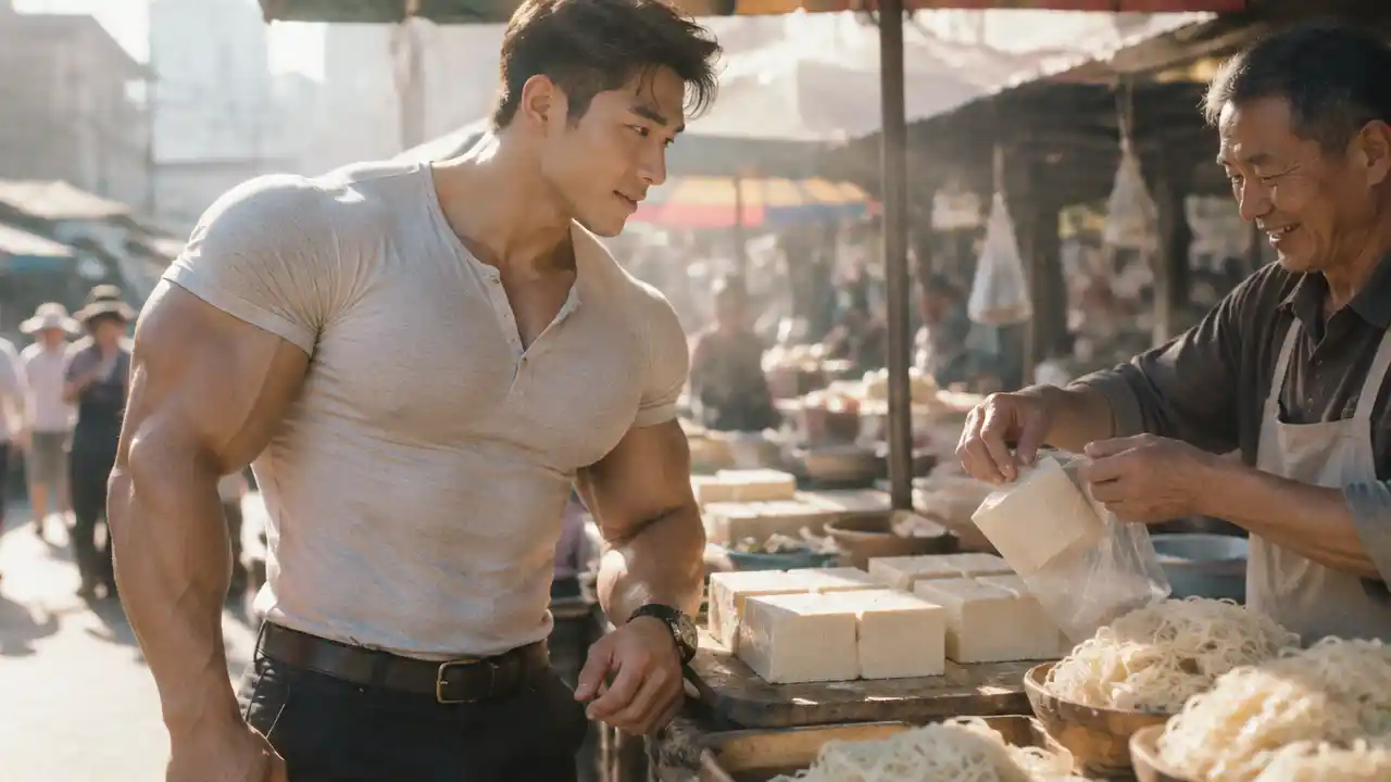 Lesson 452 Buying Tofu and Fresh Noodles at a Stall