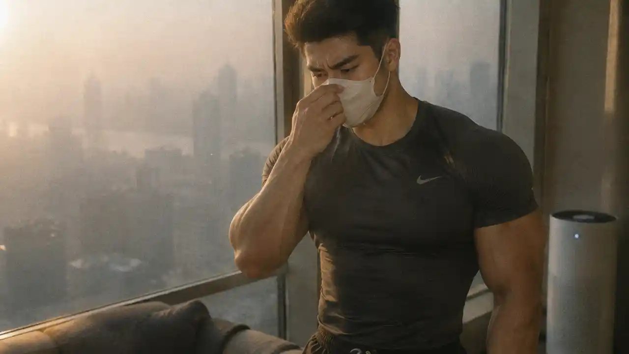 Lesson 1672 A Smog Day With Masks and the Air Purifier