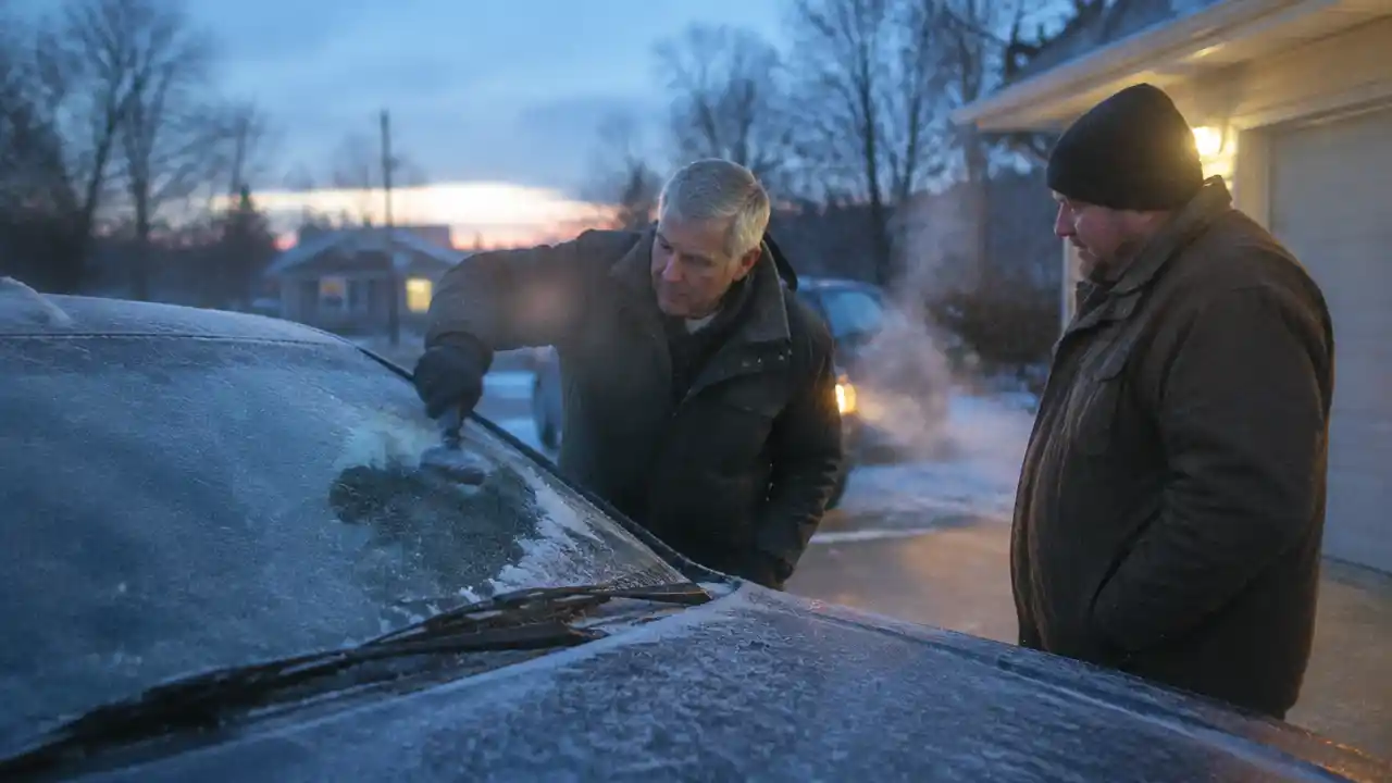 Lesson 222 Scraping Ice Off the Windshield