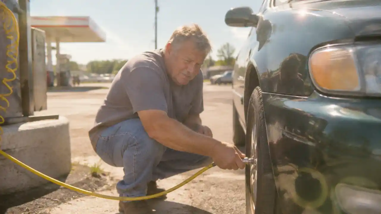 Lesson 1882 Putting Air in the Tires