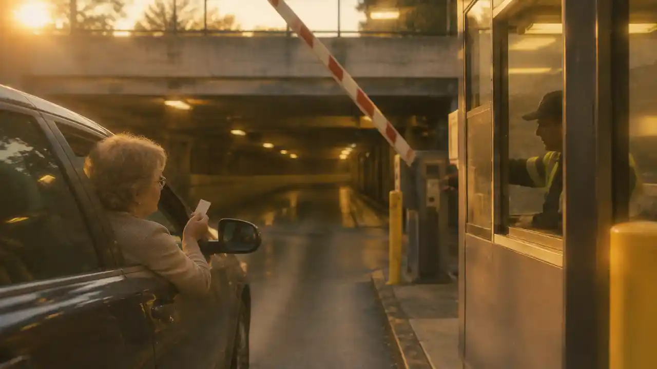 Lesson 1883 Parking in a Garage