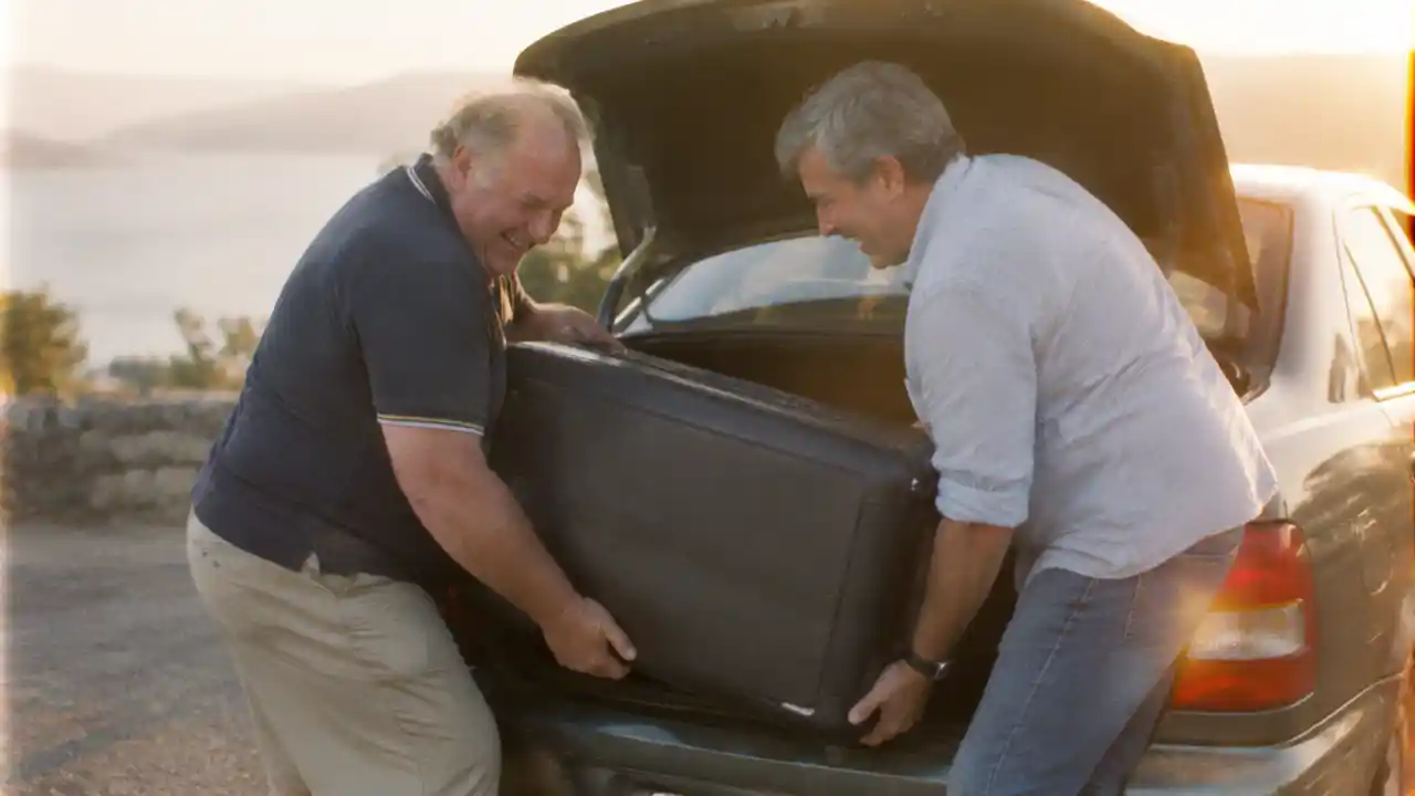 Lesson 259 Loading a Big Suitcase Into the Trunk