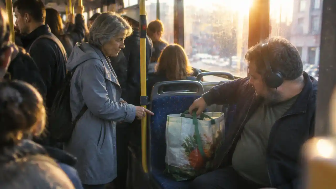 Lesson 284 Asking a Passenger to Move Their Bag