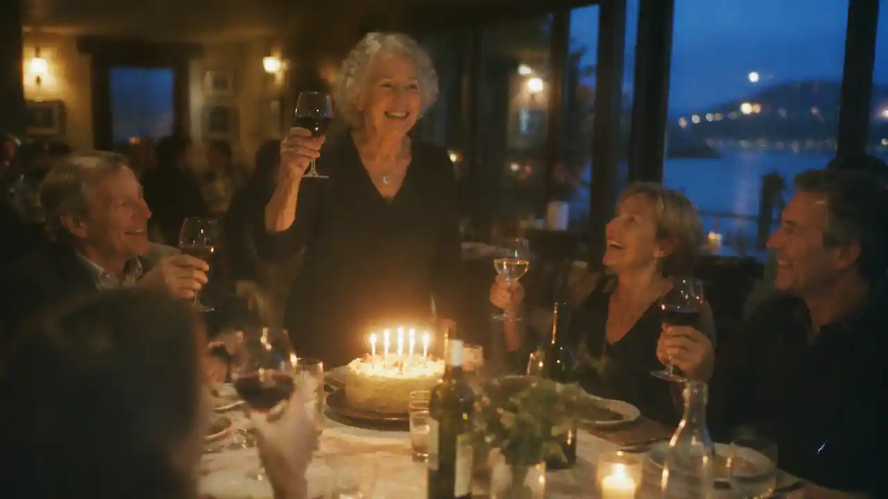 Lesson 2511 Raising a Toast at a Birthday Dinner