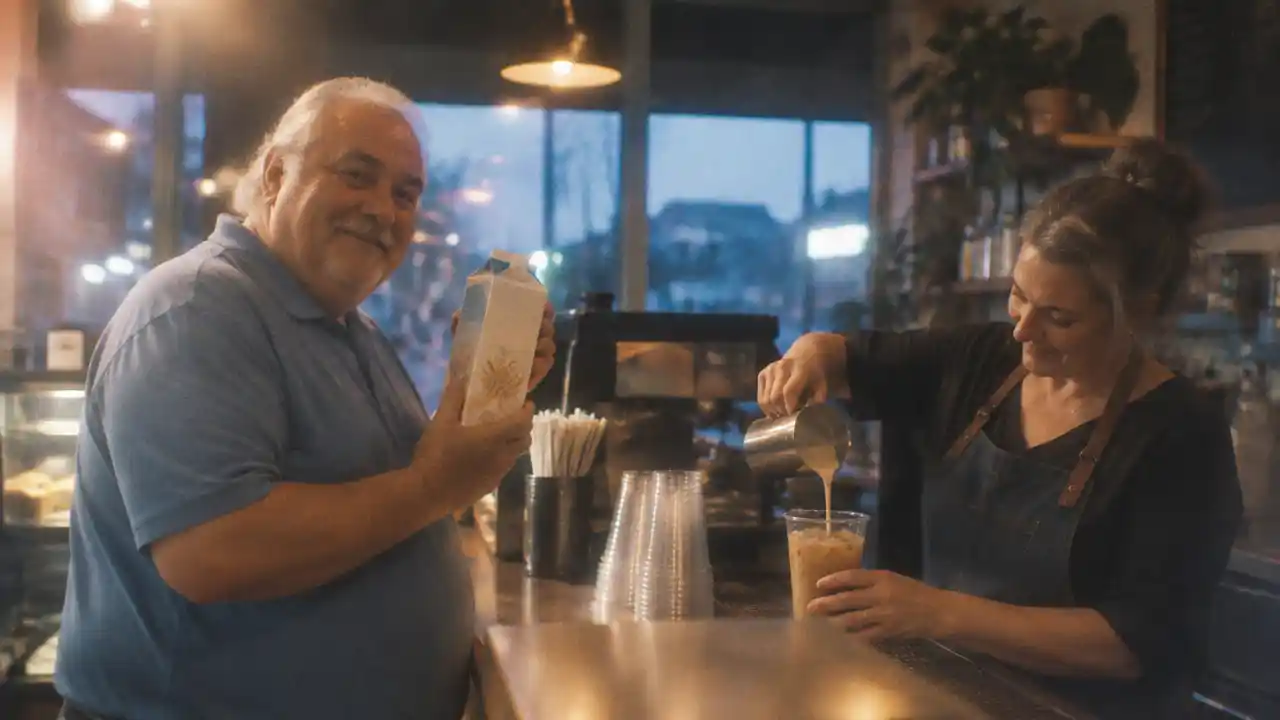Lesson 319 Ordering an Iced Latte With Oat Milk