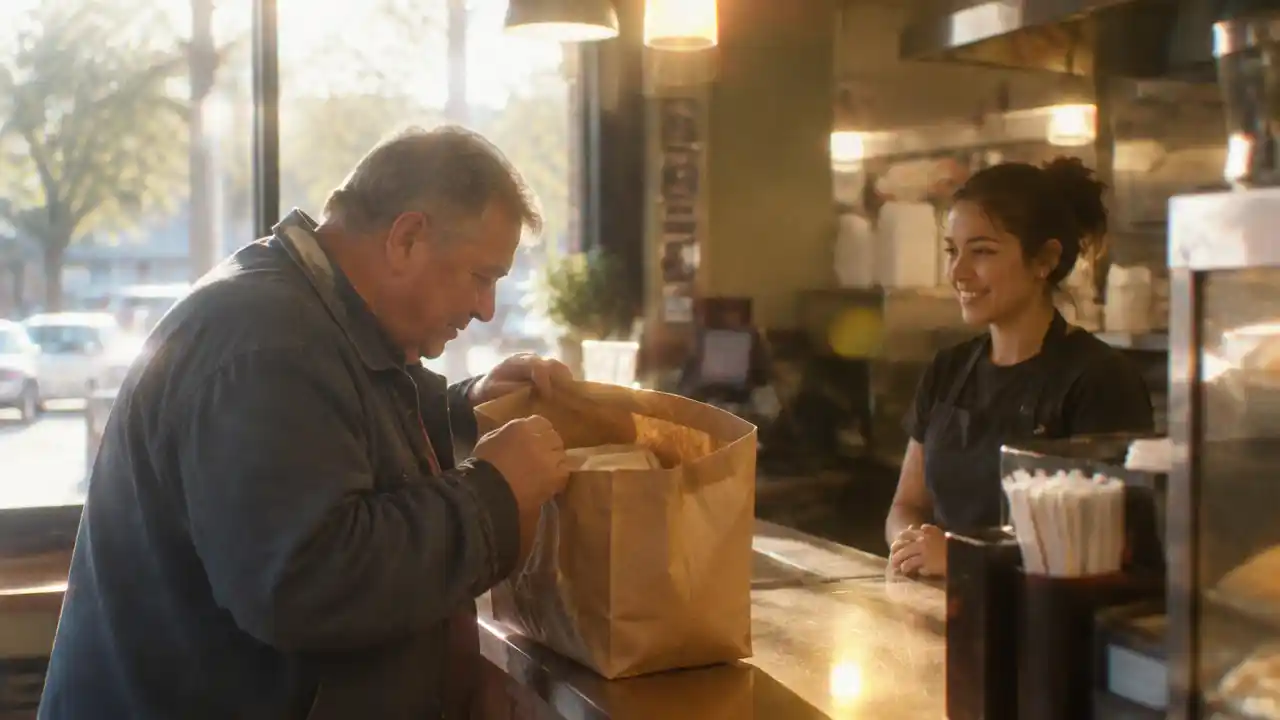 Lesson 422 Picking Up a Takeout Order