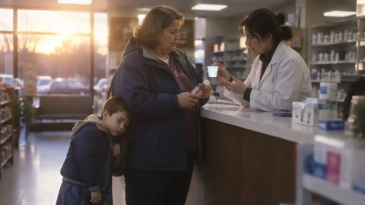 Lesson 523 Buying Fever Medicine for a Child