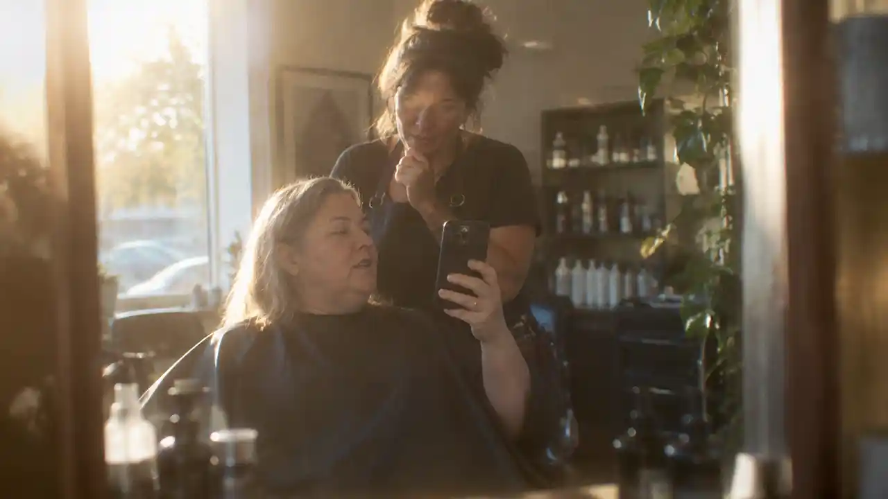 Lesson 532 Showing the Stylist a Photo of a Haircut