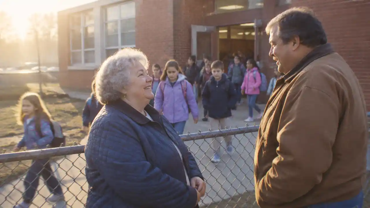 Lesson 589 Chatting With Other Parents at School Pickup