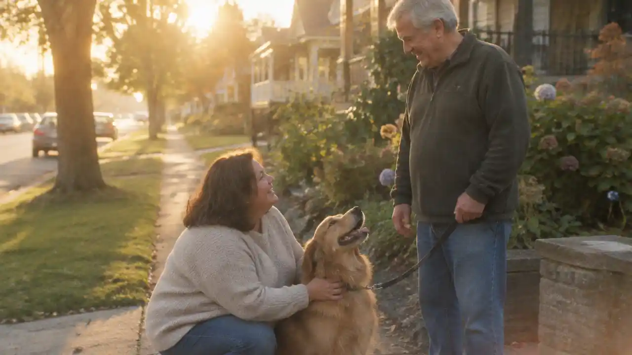 Lesson 815 Asking to Pet a Dog on the Sidewalk