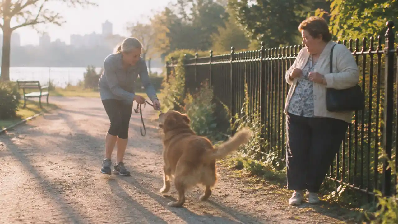 Lesson 816 Asking an Owner to Leash Their Dog