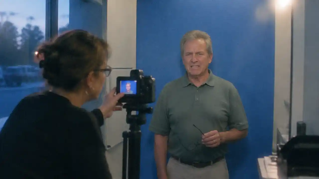 Lesson 1292 Having Your License Photo Taken