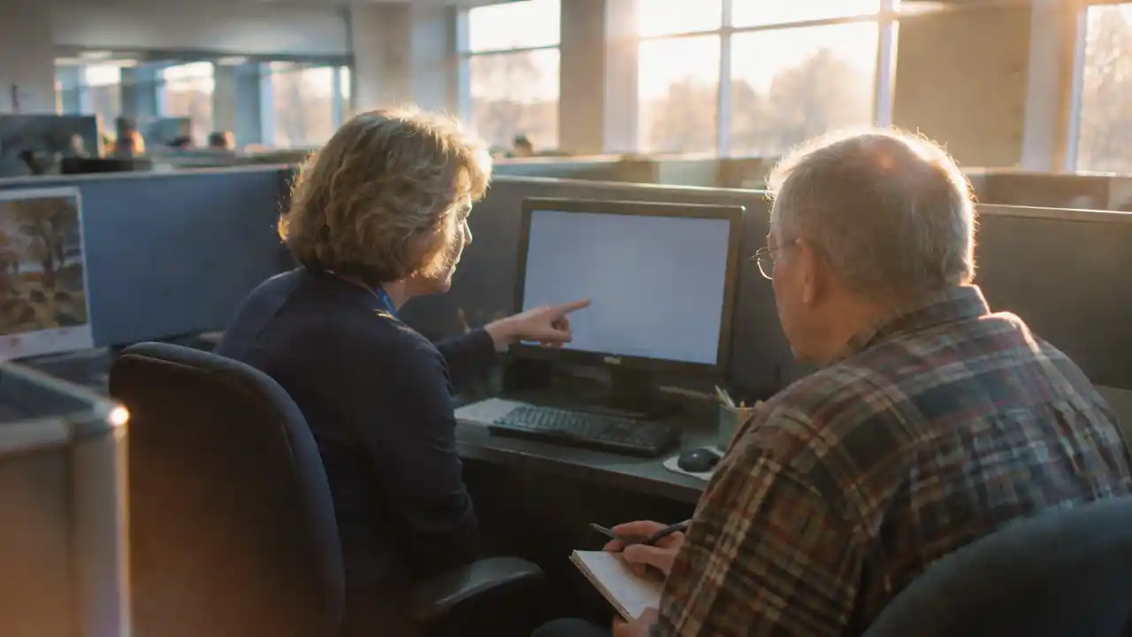 Lesson 1357 Getting Help at the Job Center