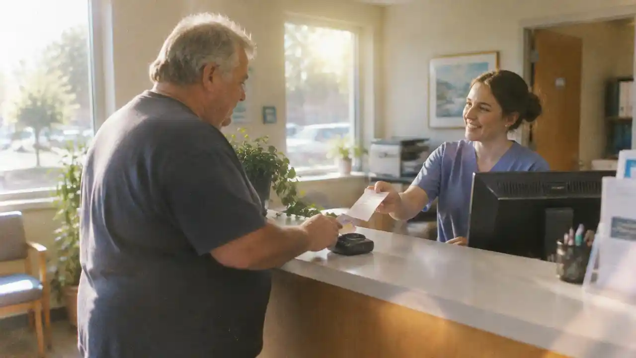 Lesson 1695 Paying Your Copay at the Front Desk