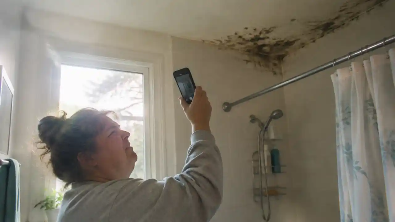 Lesson 1833 Reporting Mold in the Bathroom